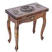 Для дома и интерьера handmade. Livemaster - original item Pawn table Backgammon carved 