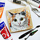 Portrait Pet painting on wood. Pictures. Belasla. My Livemaster. Фото №5