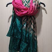 Винтаж: Одежда винтажная: Кардиган льняной с кружевом Stella Milani Италия