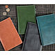 Order Genuine leather passport cover 'NYX' (green). EZCASE - Leather Design Studio. Livemaster. . Passport cover Фото №3