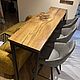 A bar counter made of a slab of a mountain elm. Tables. uloft. Online shopping on My Livemaster.  Фото №2