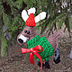 Crochet Reindeer pattern Christmas ornament and souvenir. Knitting patterns. InspiredCrochetToys. My Livemaster. Фото №5