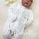 Заказать Комбинезон с шапочкой для новорожденных. Teddi 24 (teddi24_). Ярмарка Мастеров. . Боди детское Фото №3