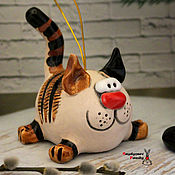 Сувениры и подарки handmade. Livemaster - original item Cat, bell.. Handmade.