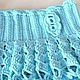 SKIRT FOR GIRL WITH RUFFLE knitted openwork summer. Child skirt. Gala Devi (crochet design). My Livemaster. Фото №4