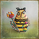 Garret doll: Bee - interior toy. Rag Doll. Olga Turchenko (olga-turchenko). My Livemaster. Фото №5