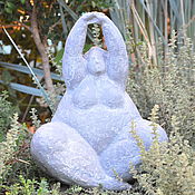 Для дома и интерьера handmade. Livemaster - original item Ideal forms No. №4 statuette of a woman yoga Lotus position. Handmade.