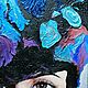 Интерьерная картина Портрет девушки. Картины. Ольга. Ярмарка Мастеров.  Фото №5