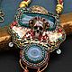 Order Pendant skull with ophite agate jasper Tibetian Santa Muerte. Jewels from Dreams (stuukstly). Livemaster. . Necklace Фото №3