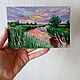 'Milk rivers, jelly banks ' miniature oil painting. Pictures. Anji's favourite pictures (anzhela-a). My Livemaster. Фото №5