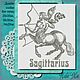 zodiac sign Sagittarius. Centaur, Embroidery tools, Solikamsk,  Фото №1