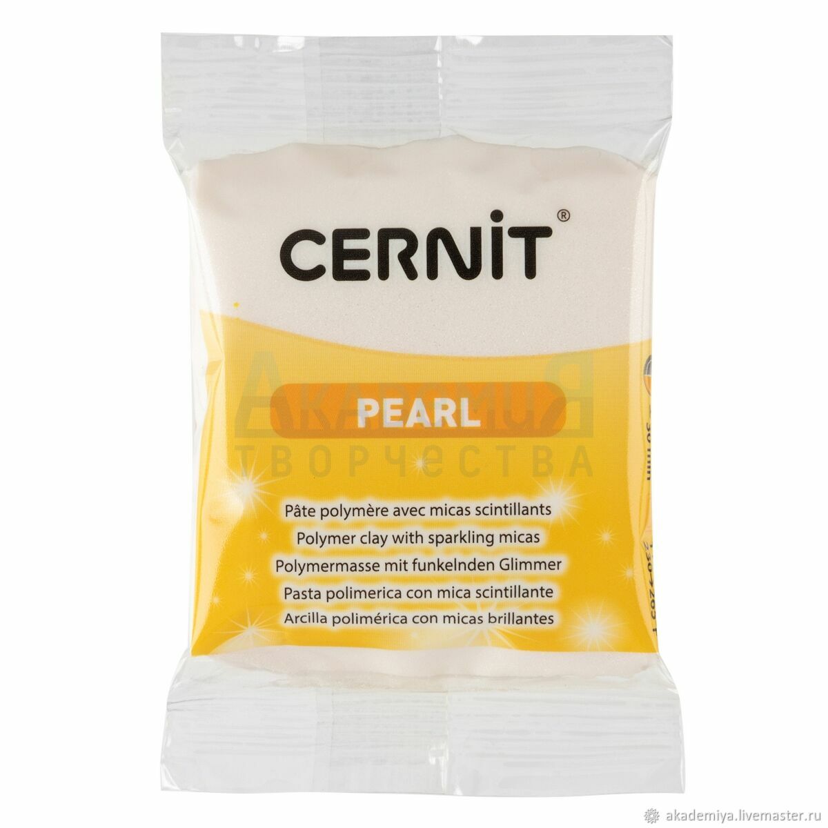 Cernit Pearl полимерная глина 085 цвет жемчужно-белый 56 гр купить в ...