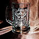 Order Beer mug 'King'. ArtGraving. Livemaster. . Mugs and cups Фото №3