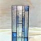 Подсвечник для насыпной свечи (Тиффани) / Ваза для сухоцветов. Подсвечники. Витражная №1 Родионовой Елены. Ярмарка Мастеров.  Фото №4