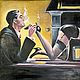 Эротика.картина маслом по мотивам Джека Веттриано, Картины, Усть-Лабинск,  Фото №1