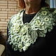 Воротник из ангоры Нежность. Воротнички. hand knitting (masterlidia). Ярмарка Мастеров.  Фото №4