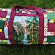 Order Travel Bag, Patchwork Travel Bag, Altai, Quilted Bag. Nadezhda Perepelitsa. Livemaster. . Travel bag Фото №3