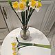 Заказать Нарциссы real touch. Flowers16kzn-. Ярмарка Мастеров. . Цветы Фото №3