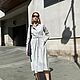 Shirt dress with elastic band at the waist. Dresses. cashmerestory. Online shopping on My Livemaster.  Фото №2