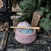 Материалы для творчества handmade. Livemaster - original item Wooden glomerulus winding of Siberian Cedar wood for yarn KL14. Handmade.