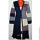 Cardigan boho knitted patchwork Goose leg, Cardigans, Moscow,  Фото №1