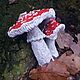 Загадочные и  Мистические мухоморы, елочные украшения. Елочные игрушки. Маленькие радости (bronven). Интернет-магазин Ярмарка Мастеров.  Фото №2