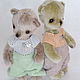 Teddy bear mini 12cm. Pavlyk and Minko. Stuffed Toys. silvanatabears. Online shopping on My Livemaster.  Фото №2