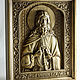 Carved icon 'Elijah the prophet', ash tree array. Icons. SOFIWOOD. Online shopping on My Livemaster.  Фото №2