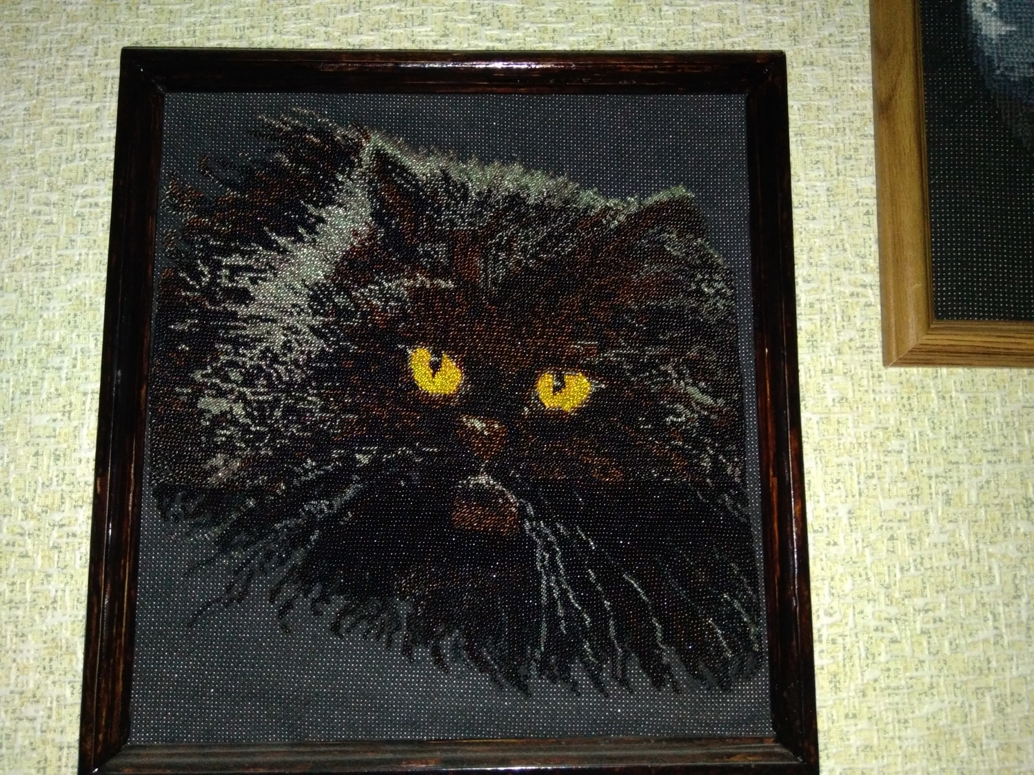 Котик - бисер.