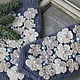 Красивые варежки Снежный ангел. Варежки. pearlforme - варежки/аксессуары. Ярмарка Мастеров.  Фото №4