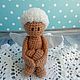 Knitted toy Pensive angel. Miniature figurines. samacvetik. Online shopping on My Livemaster.  Фото №2