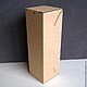 коробка `Простая -11` 10х11х31 см, высокая узкая