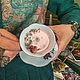 Свеча ручной работы в кружке •Фимиамник•. Свечи. °Хижина Алетейя°. Ярмарка Мастеров.  Фото №7