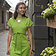 Bright green knitted dress. Dresses. Алена Тимофеева (indeeza). My Livemaster. Фото №4