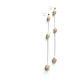 Earrings Thread with beads Earrings long hanging silver with balls, Earrings, Bakhmut,  Фото №1