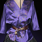 Одежда handmade. Livemaster - original item jacket silk kimono 