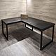Угловой стол из сосны в стиле лофт "Table - 108". Столы. EasyLOFT. Ярмарка Мастеров.  Фото №4