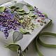 Заказать Сумка кожаная " Blooming lilac". Авторские сумки LAVDIA. Ярмарка Мастеров. . Классическая сумка Фото №3