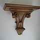 Consola de pared tallada clásica 3 roble. Shelves. Carved decor. Online shopping on My Livemaster.  Фото №2