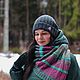 Вязаный палантин ЗМЕЙКА. Шарфы. Екатерина Гольцова. Интернет-магазин Ярмарка Мастеров.  Фото №2