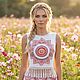 Вязаный крючком костюм: топ + юбка в стиле romantic boho couture. Костюмы. Handmade With Love Co. Ярмарка Мастеров.  Фото №4