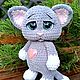Вязаный котик, кот, котёнок, вязаные игрушки, Амигуруми куклы и игрушки, Москва,  Фото №1
