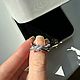 Кольцо узел из серебра 925 пробы инкрустированное фианитами. Кольца. MARIA GUSEVA Fashion Jewelry. Ярмарка Мастеров.  Фото №6