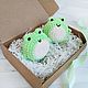 Paired Plush Frogs 2 pcs. Fun. fairy Polina. My Livemaster. Фото №4