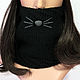 Snudy: Knitted Snood Cat with a Cat's face. Snudy1. Space Cat Knitting. My Livemaster. Фото №4