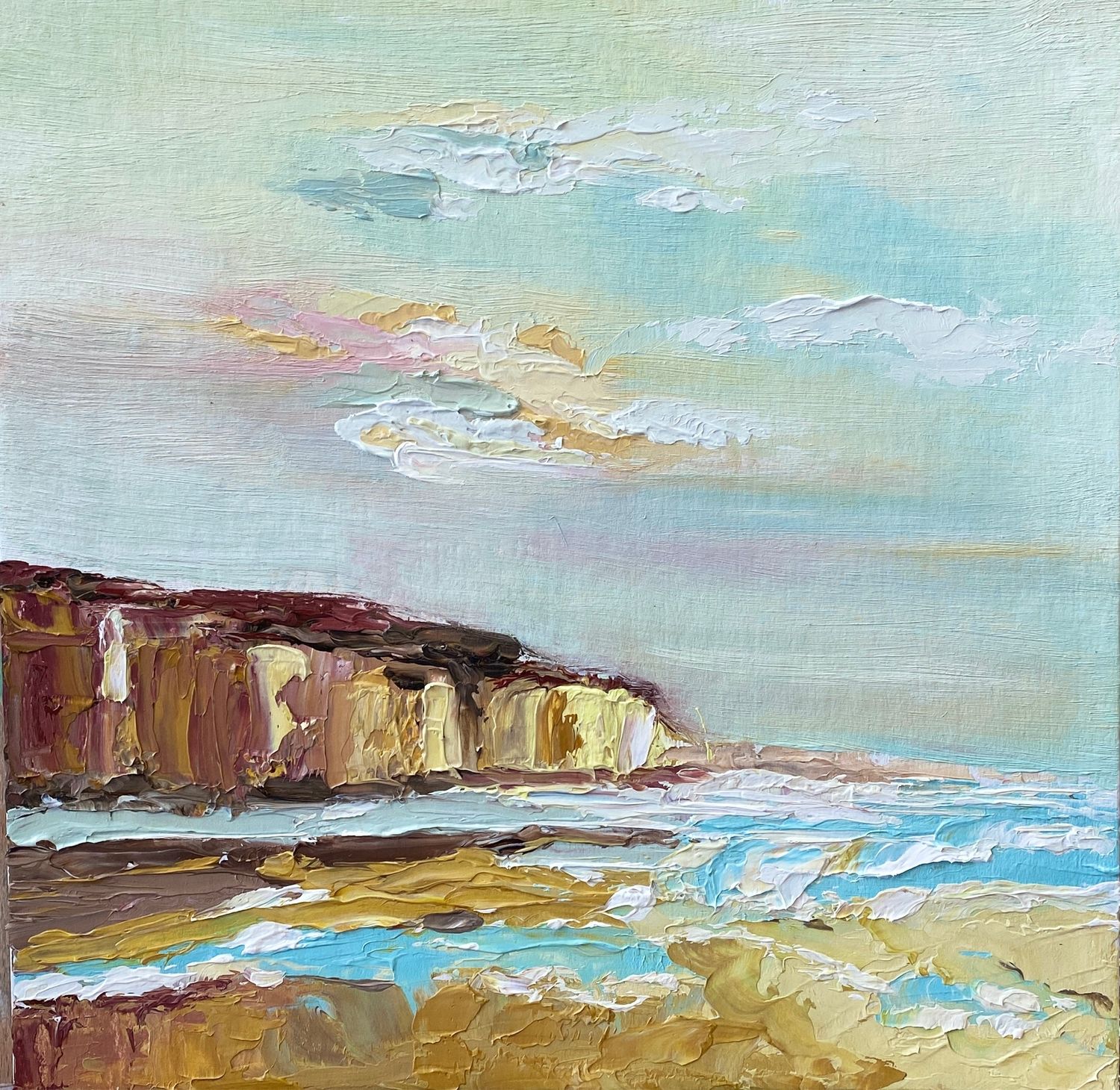 Картина маслом 20х20 Утро в каньоне в интернет-магазине Ярмарка ...