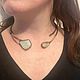 Чокер Медный С Морскими стеклами. Колье. NadyaBriJewelry. Ярмарка Мастеров.  Фото №6
