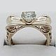Золотое кольцо Праздничное настроение. Кольца. Gemma-jeweler. Ярмарка Мастеров.  Фото №5