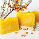 Handmade natural lump soap Sunny berry sea buckthorn. Soap. soapy fun. Online shopping on My Livemaster.  Фото №2
