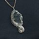  Серебряный гематит, кулон wire wrap. Пасхальные сувениры. Украшения WIRE WRAP Медная магия. Ярмарка Мастеров.  Фото №10